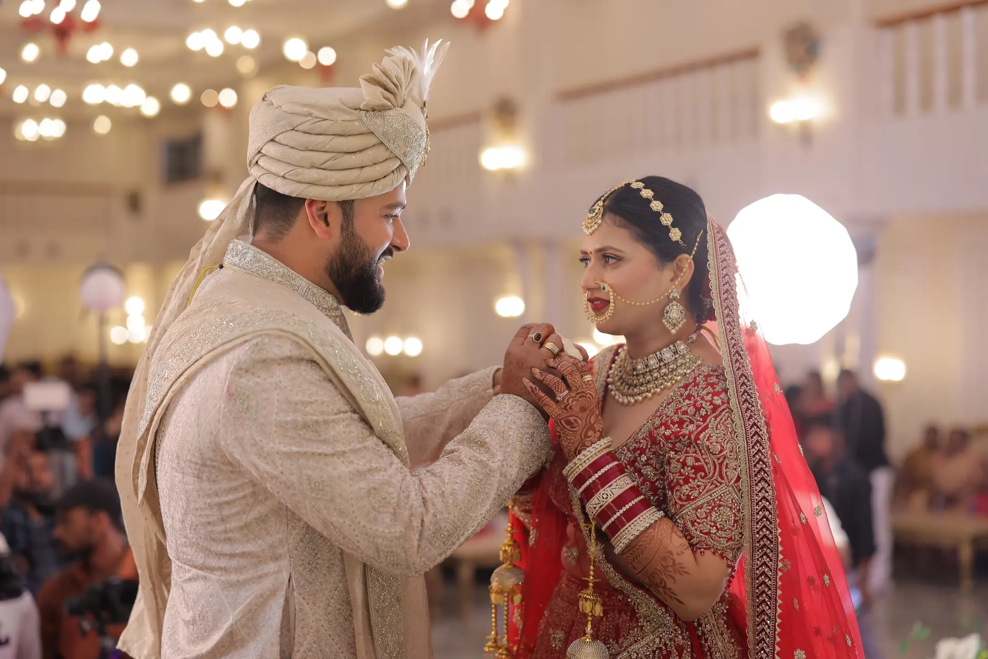 Wedding ritual moment
